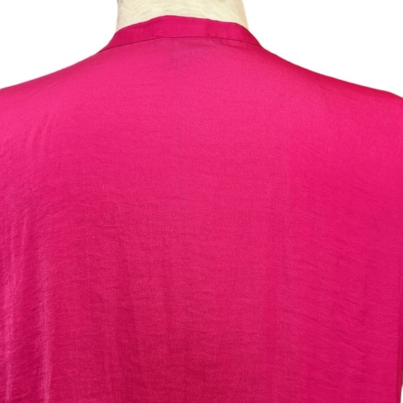 Rachel Roy Women’s Blouse Dolman Sleeve V-neck Hot Pink/Fuschia XL - Picture 6 of 9